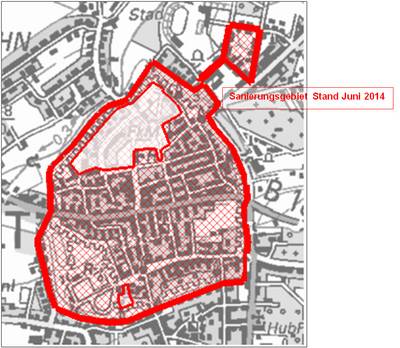 Sanierungsgebiet Stand Juni 2014