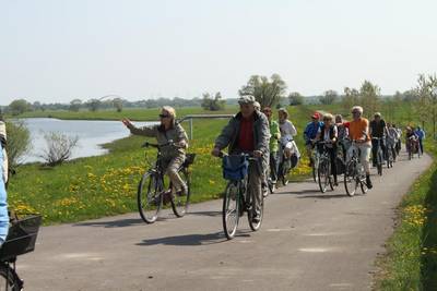 Touristische Radwege und Anlaufpunkte