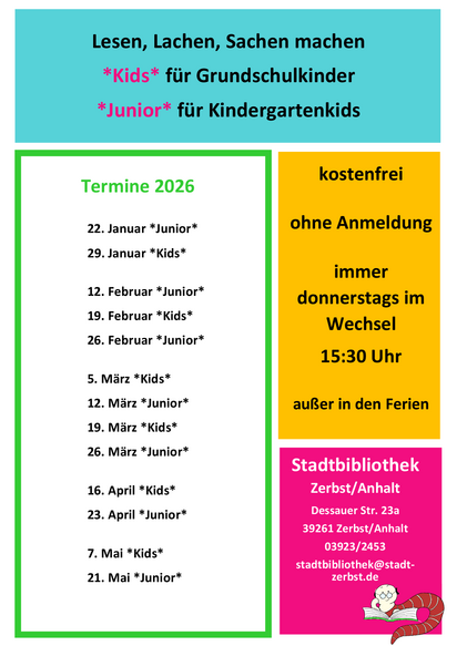 Lesen, Lachen, Sachen machen