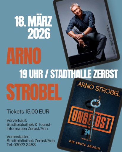 Bestsellerautor Arno Strobel liest in Zerbst