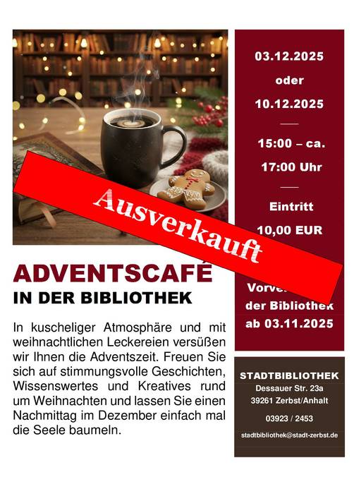 Hier geht es zu den Veranstaltungs Hinweisen der Stadtbibliothek