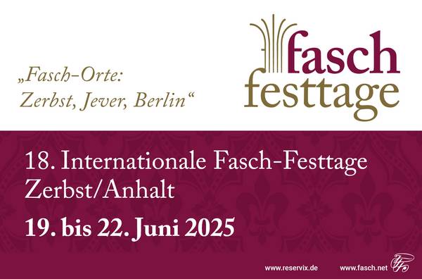 18. Internationale Fasch-Festtage 2025 ©Stadt Zerbst/Anhalt