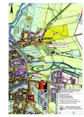 •	Bekanntmachung der Stadt Zerbst/Anhalt über den Beschluss zur 13. Änderung des Flächennutzungsplanes der Stadt Zerbst/Anhalt