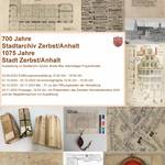Zwei Jubiläen: Sonderausstellung im Zerbster Stadtarchiv