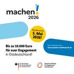 Wettbewerb &bdquo;machen!2026&ldquo; startet