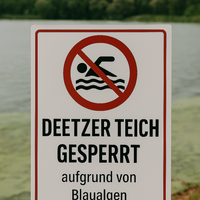 Sperrung Deetzer Teich &copy;Stadt Zerbst/Anhalt
