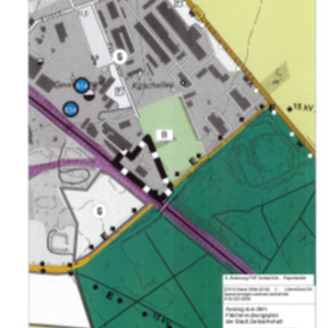 Auszug aus dem Flächennutzungsplan der Stadt Zerbst/Anhalt ©: [TK10 Stand 2004-2010] © LVermGeoLSA, (www.lvermgeo.sachsen-anhalt.de) A 18-223-2009