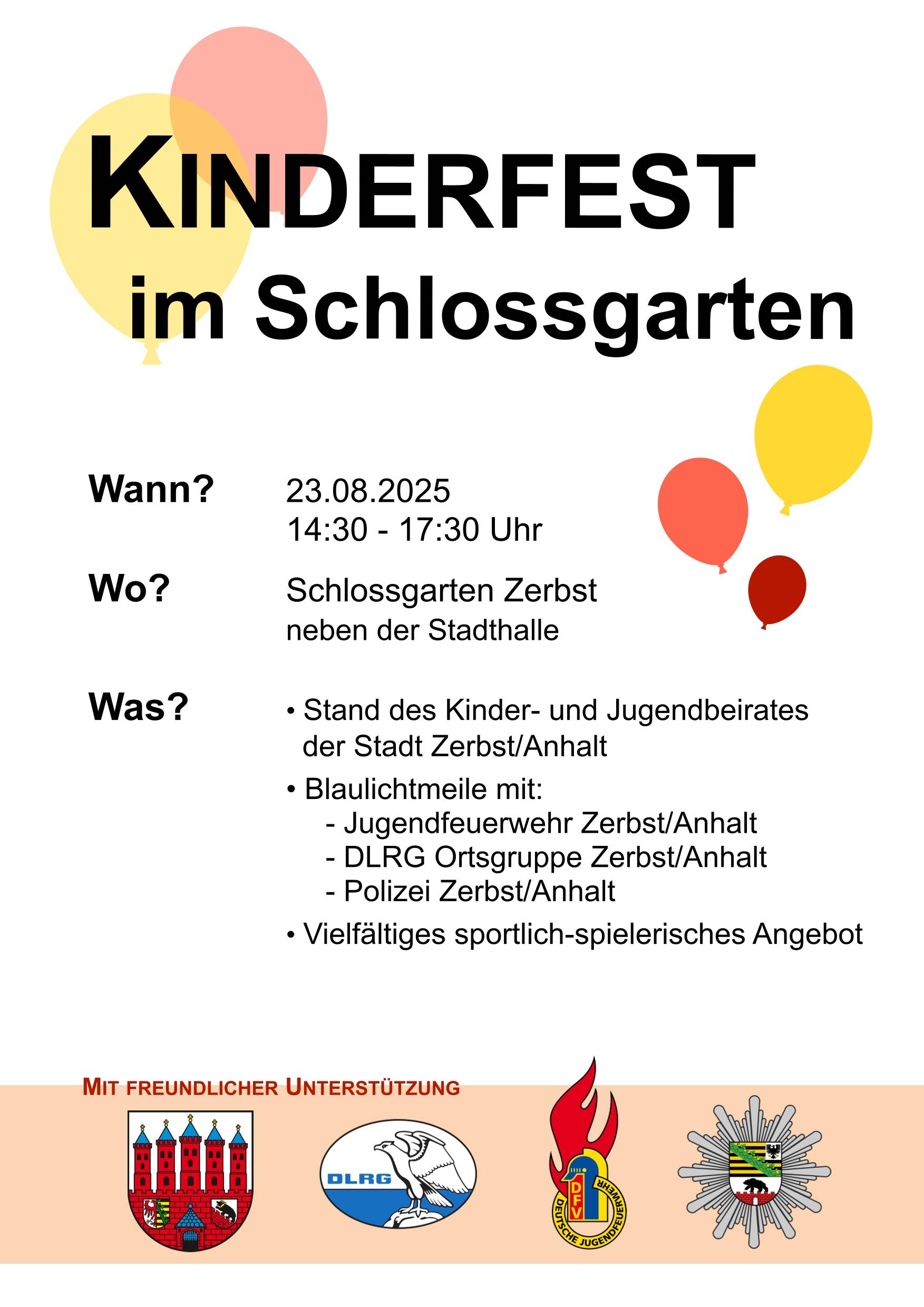 Kinderfest im Schlossgarten