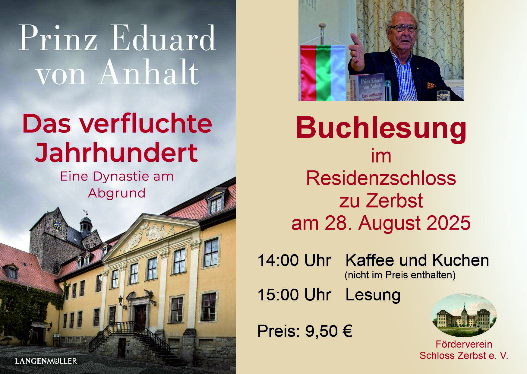 Buchlesung im Schloss