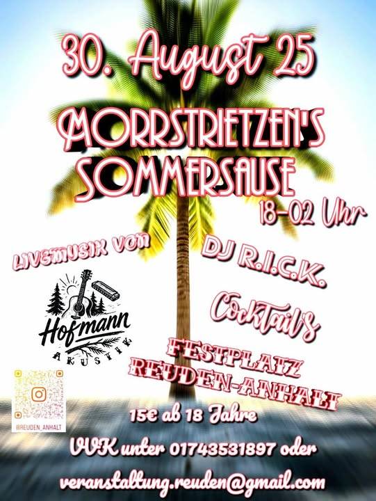 Morrstrietzen's Sommersause Morrstrietzen's Sommersause