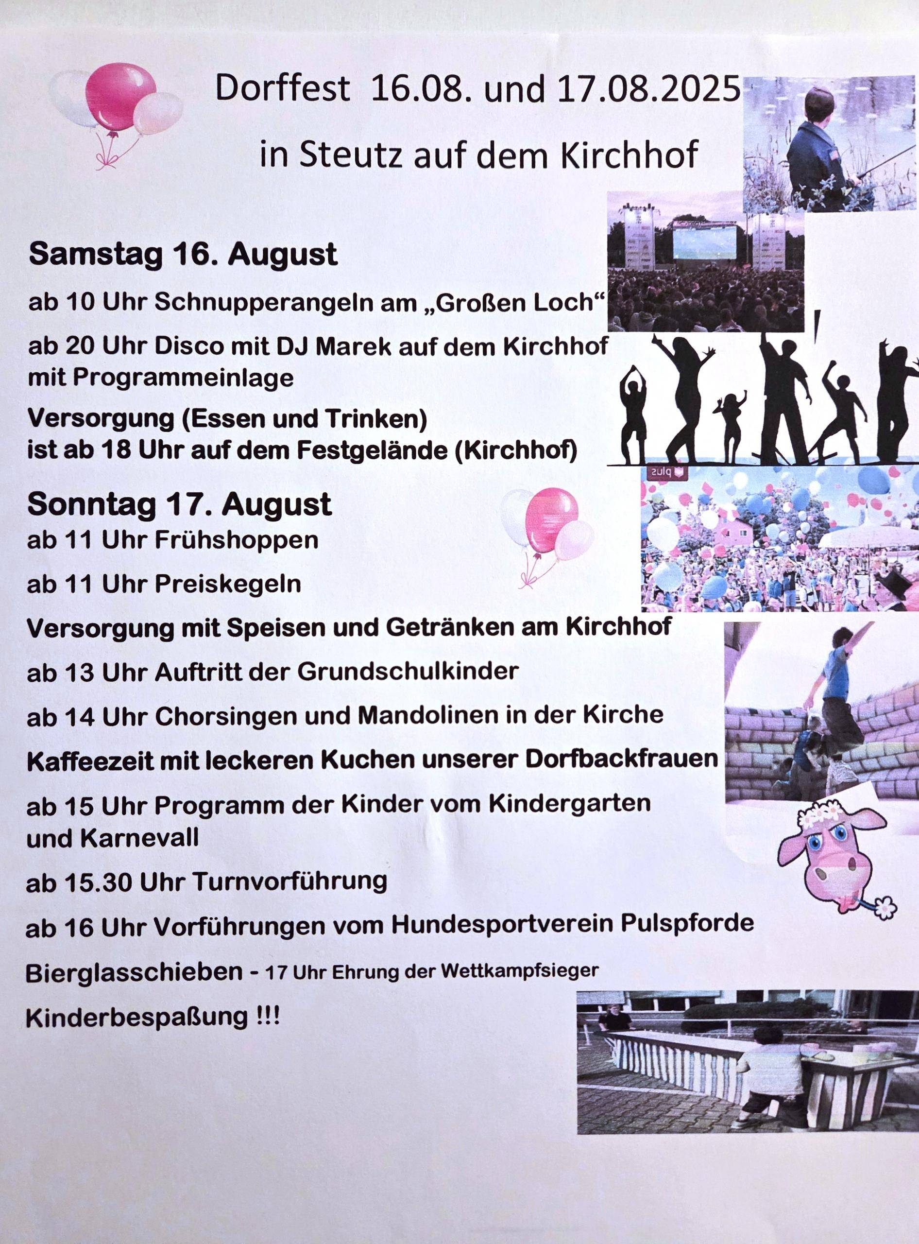 Dorffest Steutz 2025